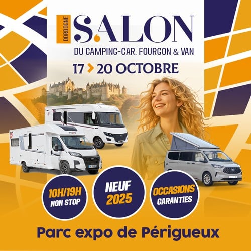 Lire la suite à propos de l’article 14ème salon du camping-car et du fourgon aménagé de Dordogne