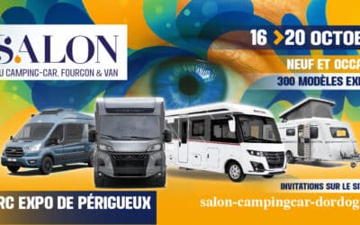 Salon du Camping-car, du van et du fourgon : 16 au 20 octobre !