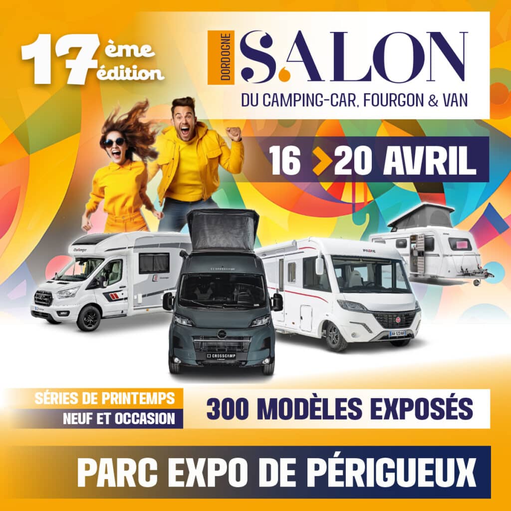 17ème Salon du camping-car du 16 au 20 avril !